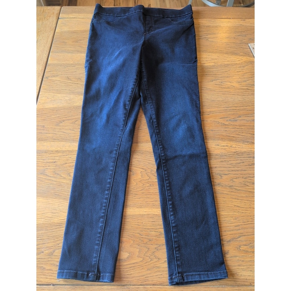 Gloria Vanderbilt Jeans Womens Sz 8 Dark Blue All-Around Slimming Effect Pull On